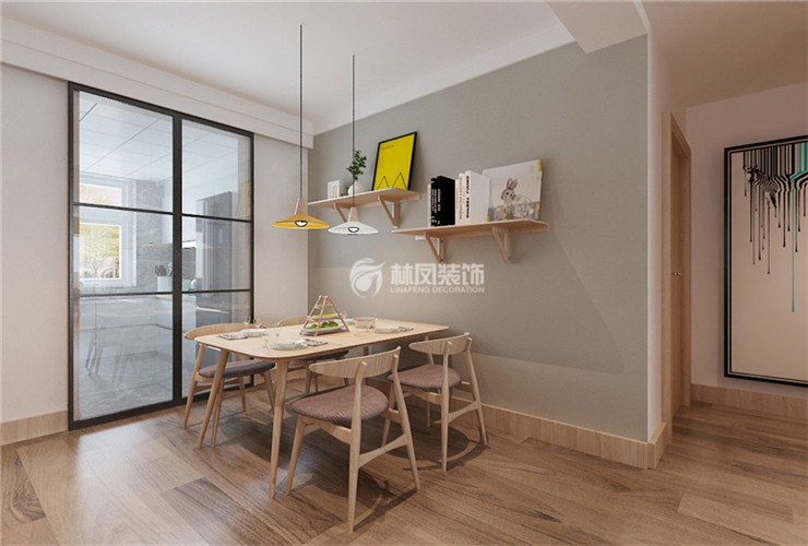 雅居樂(lè)花園146㎡餐廳設(shè)計(jì)裝修效果圖