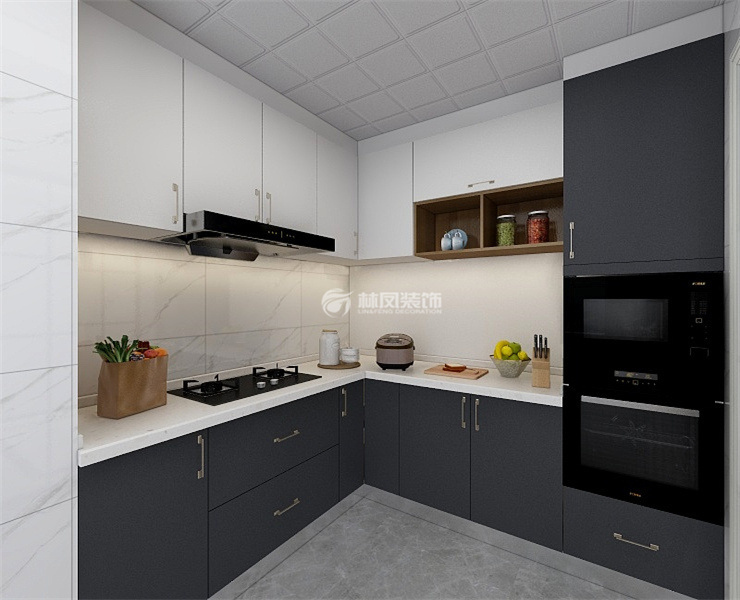 廚房嵌入式電器設(shè)計(jì)裝修效果圖