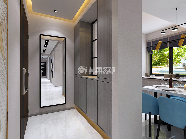 現代風格餐廳室內窗設計裝修效果圖