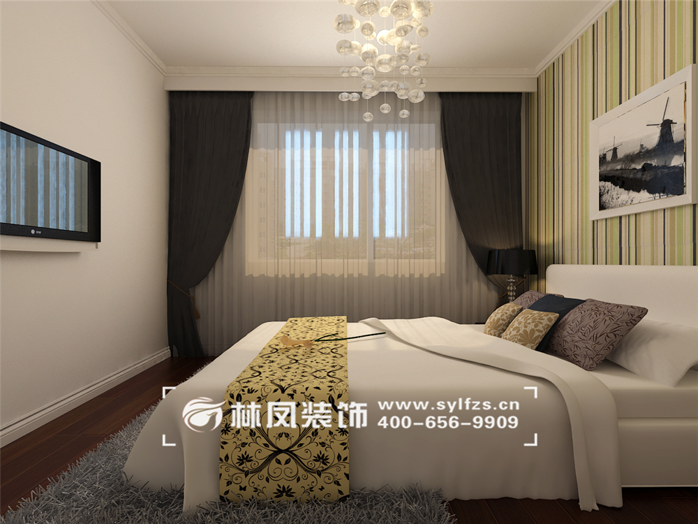 新湖明珠城-90平-現(xiàn)代風(fēng)格-次臥1.jpg