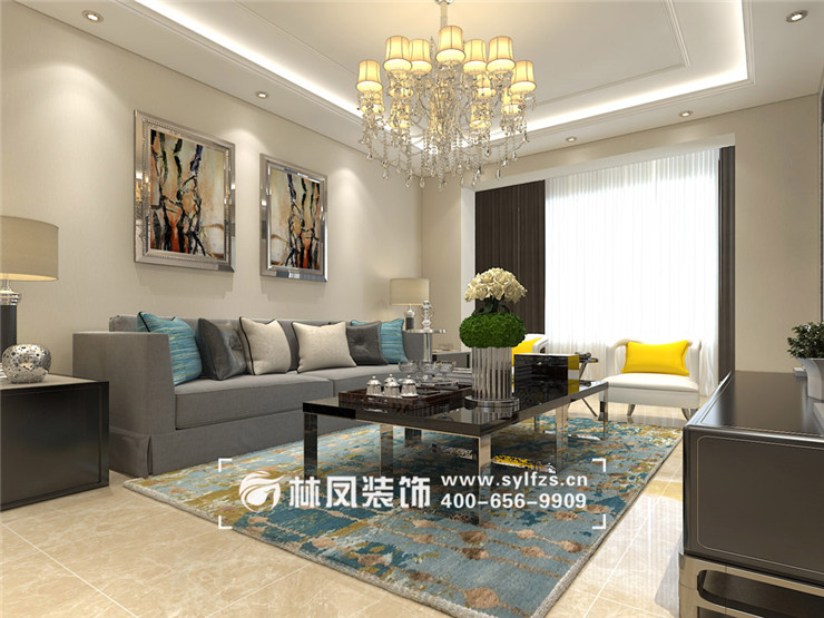 王詩剛-中海城-131平-現(xiàn)代-客廳1.jpg