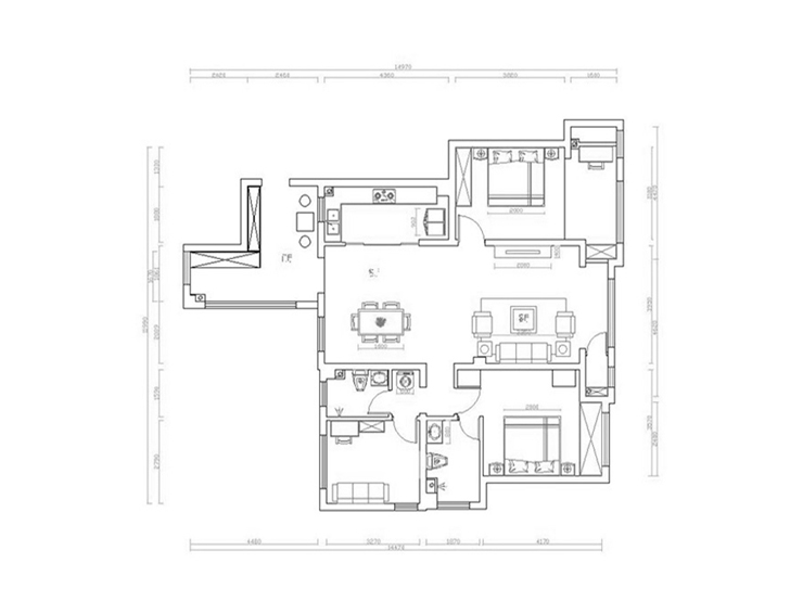 高陽(yáng)-金輝尚景150平現(xiàn)代-戶型圖.jpg