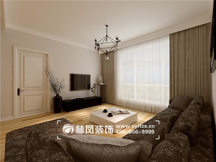 尤純博-保利五月花-簡約風(fēng)格-133㎡-客廳電視背景墻.jpg
