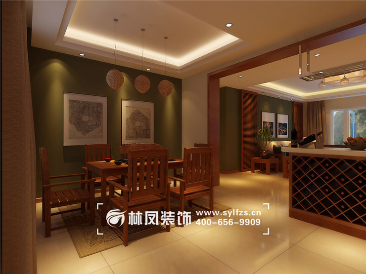 羅佳-遠洋和平府現(xiàn)代中式 220㎡-餐廳2.jpg