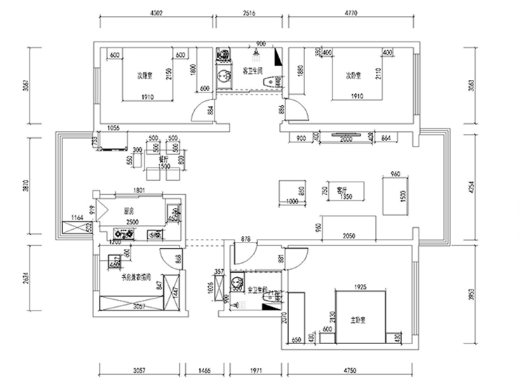 納蘭雅居-135平-簡美風(fēng)格-布局圖.jpg