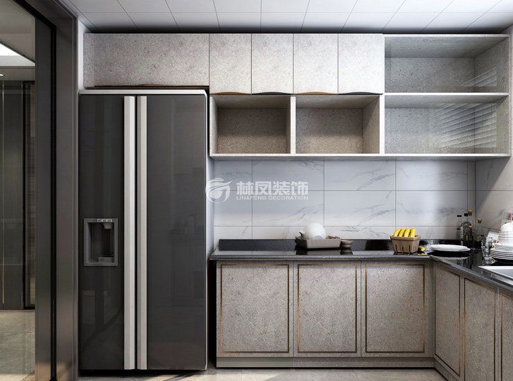 華潤(rùn)萬象府-139平-港式輕奢-廚房2.jpg